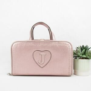 Authentic Juicy Couture Rose Gold Make Up / Travel Bag